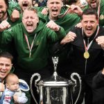 A bajnok ETO FC labdarúgói ünnepelnek, elöl középen Steven Vanharen sportigazgató (b) mellette Borbély Balázs, a csapat vezetőedzője a csapat éremátadó ünnepségén a győri ETO Stadionban 2026. május 17-én Története során ötödször nyerte meg a magyar labdarúgó-bajnokságot a győri csapat.