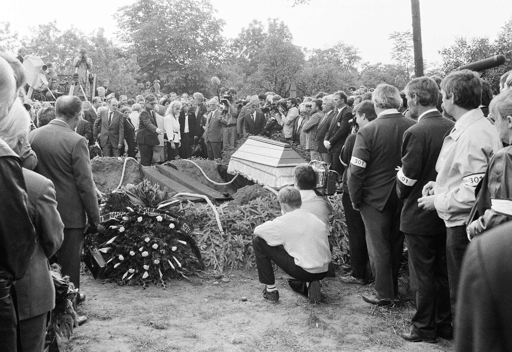 Nagy Imre és mártírtársai újratemetése.