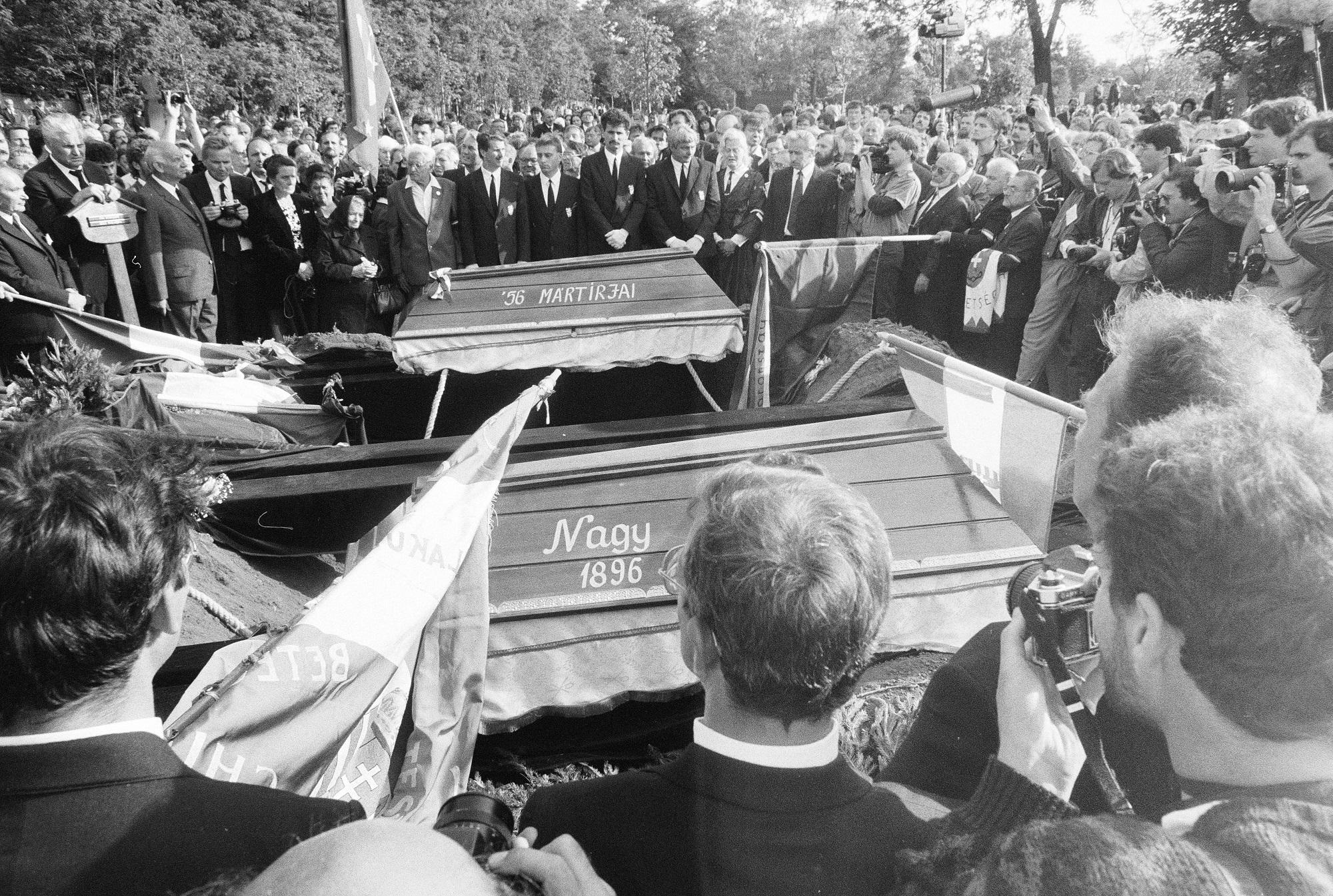 Nagy Imre és mártírtársai újratemetése.