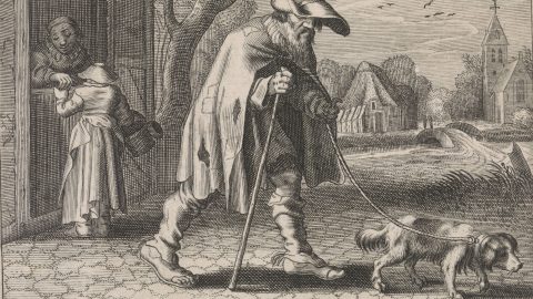 Segítőkutya 1624-ből.