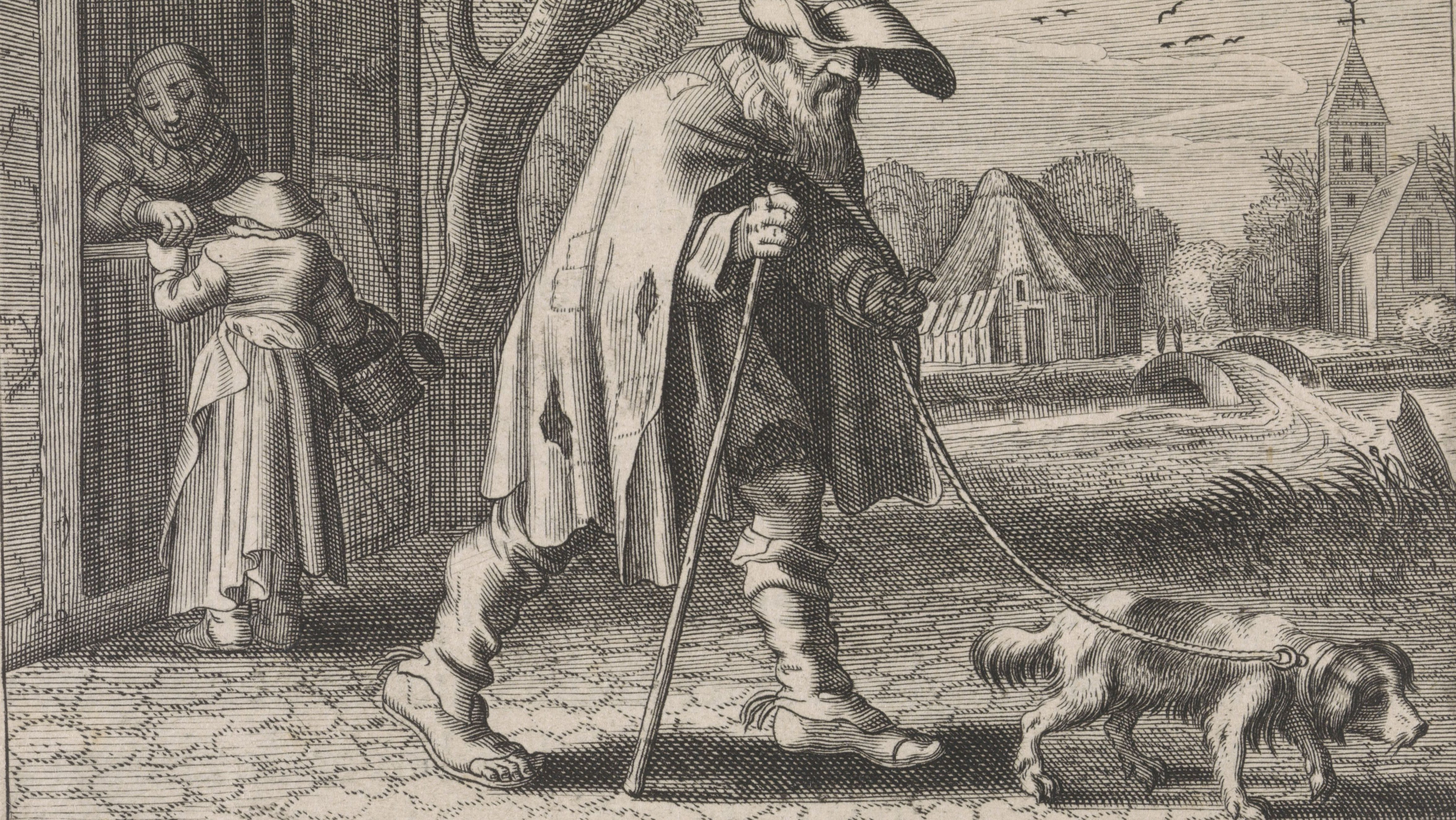 Segítőkutya 1624-ből.
