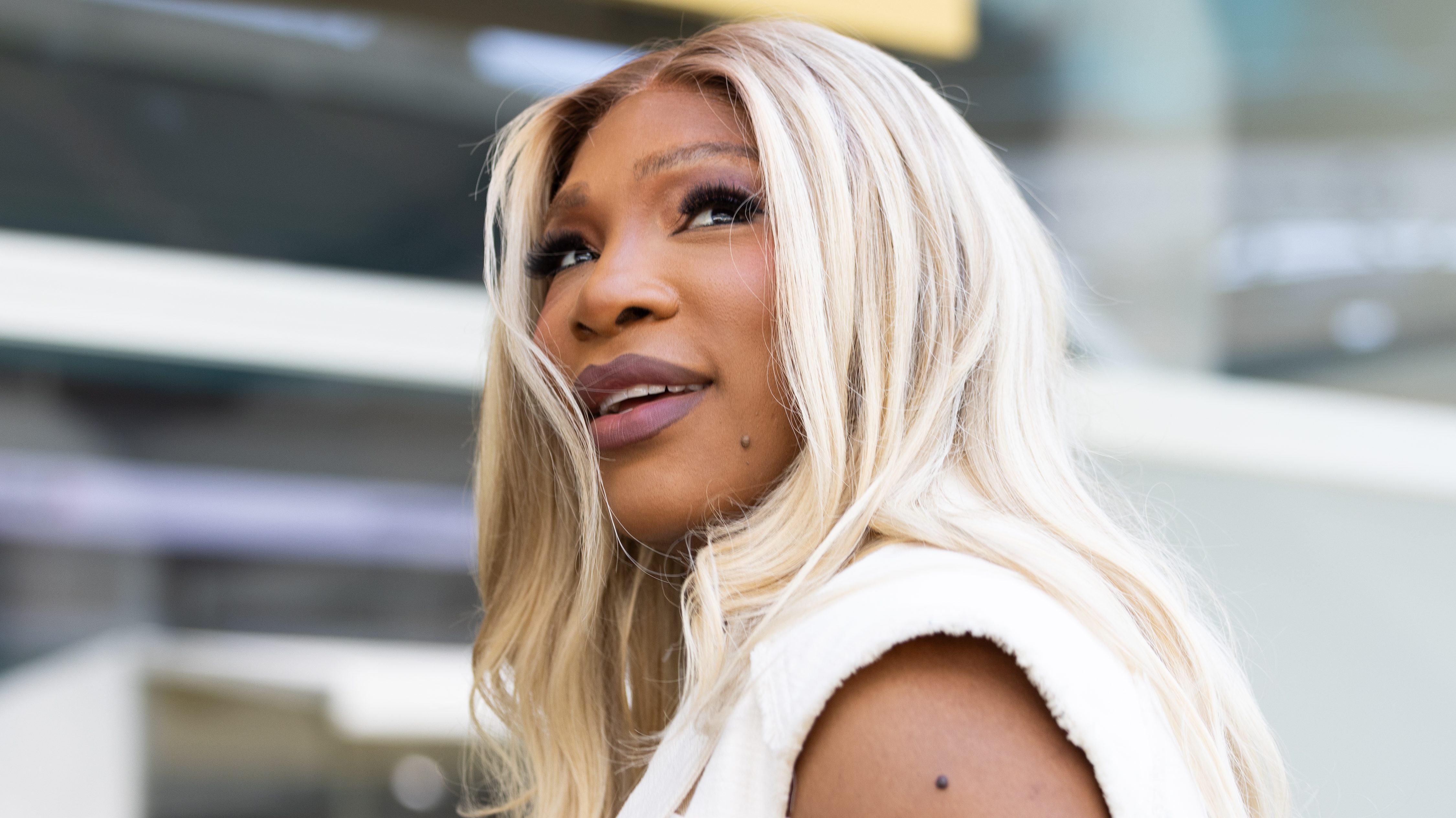Serena Williams a Ferrari vendégeként.