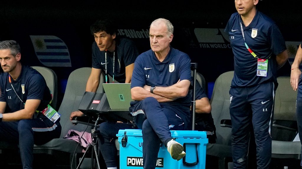 Marcelo Bielsa a Szaúd-Arábia elleni mérkőzésen.