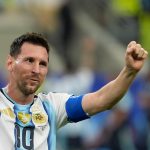 Lionel Messi Ausztra ellen.