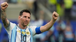 Lionel Messi Ausztra ellen.