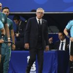 Carlo Ancelotti a skótok elleni meccsen.