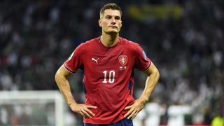 A rendkvül csalódott Patrik Schick.