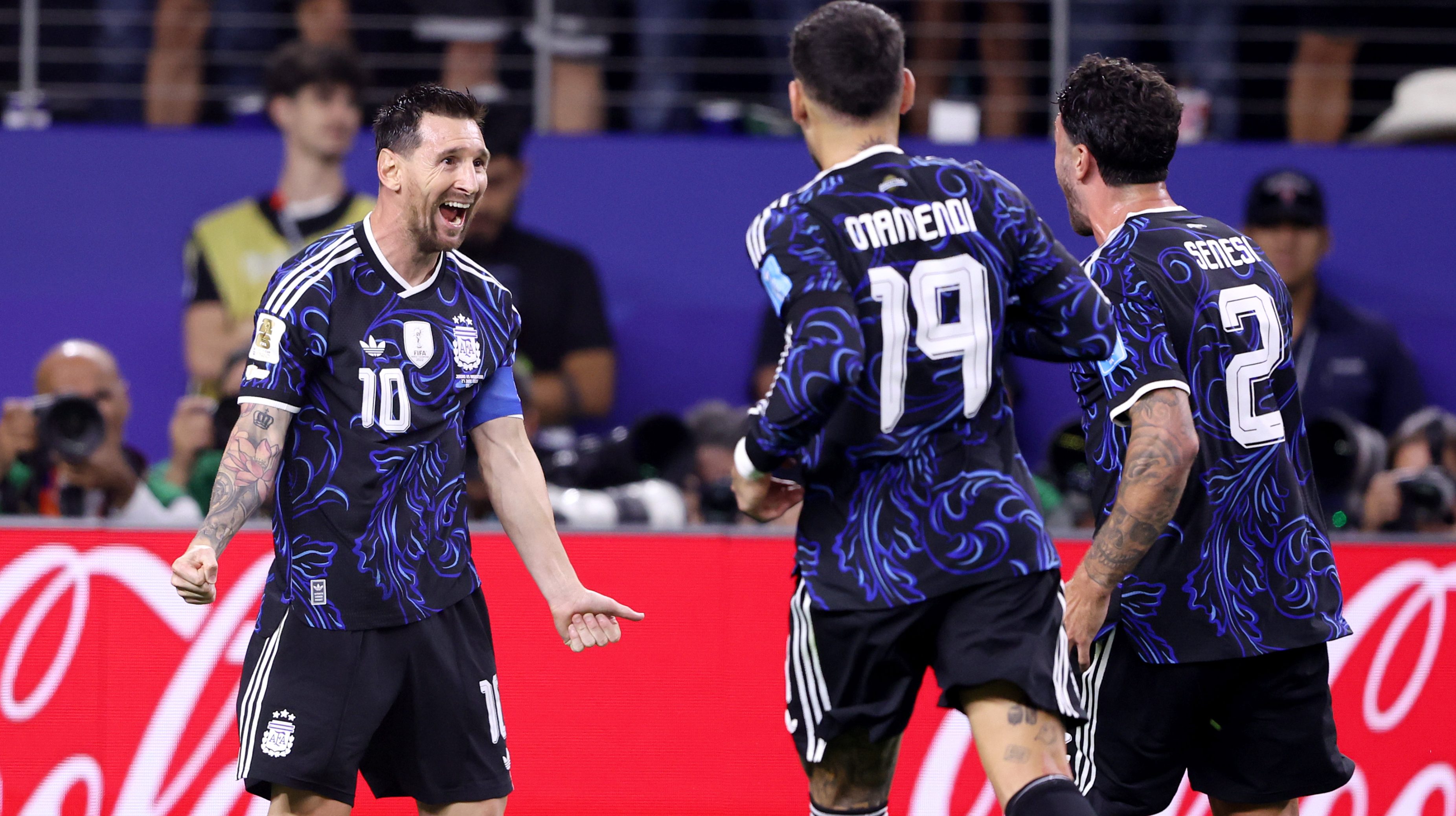 Lionel Messi gólöröm Jordánia ellen.