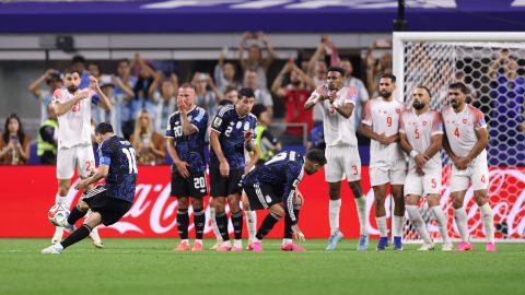 Lionel Messi szabadrúgásgólja.