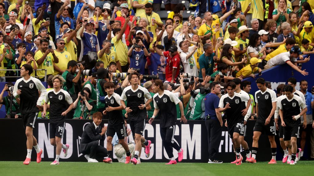 Foci-vb, egyenes kieséses szakasz: Brazília-Japán (élő)