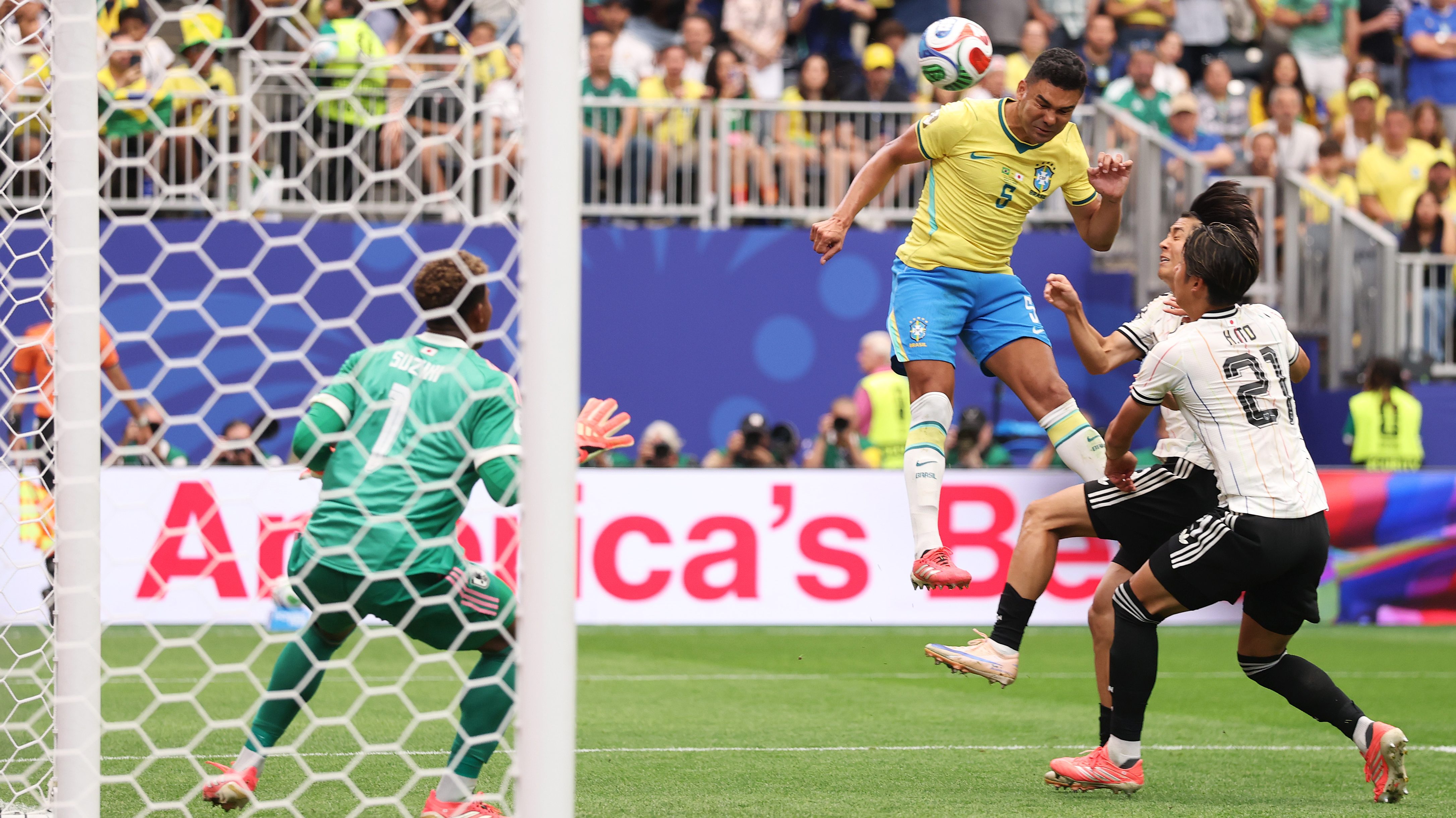 Casemiro egyenlítő gólja.