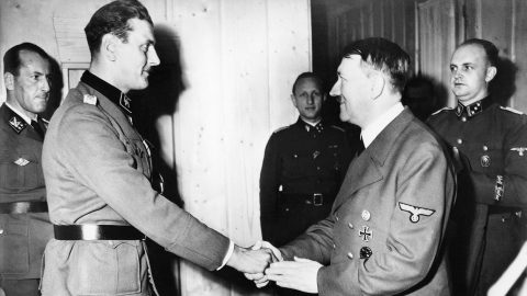 Otto Skorzeny és Hitler 1943-ban.
