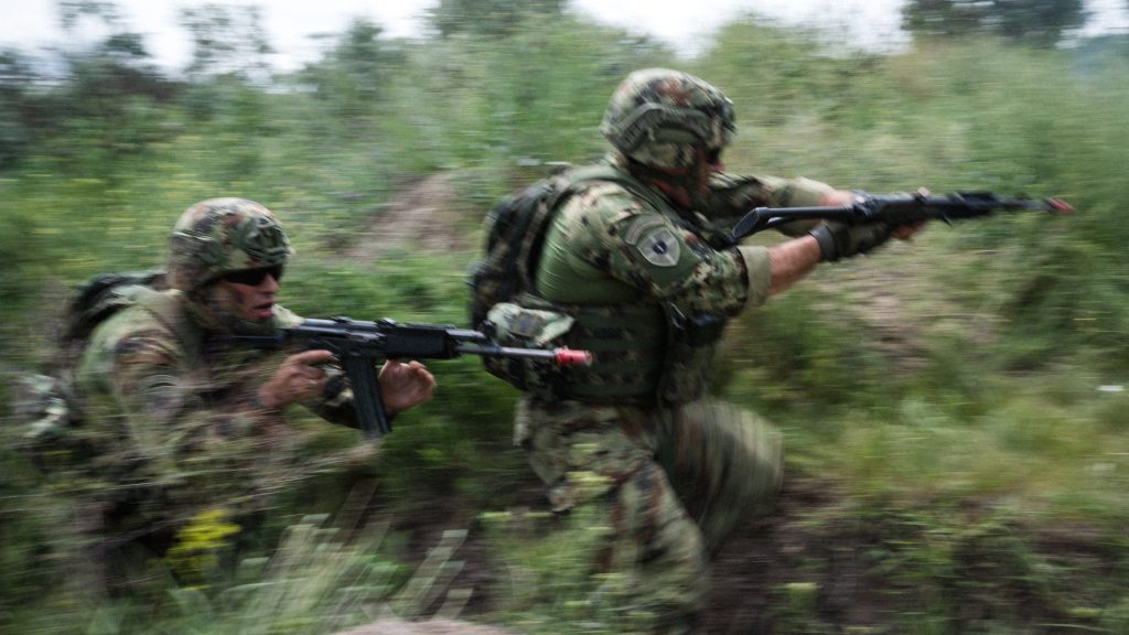 Árokharc Sándorfalván: amerikai, szerb és magyar katonák gyakorlatoztak – képgaléria