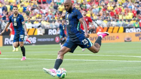 Igor Thiago at the match between Brazil and Egypt, an international friendly in preparation for the World Cup, at Huntington Bank Field in Cleveland, United States, this Saturday, June 6th.
