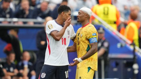 Jude Bellingham és Jordan Ayew