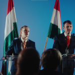Paulina és Lengyel Tamás a Vége van, kicsi videóklipjében.