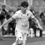 Marios Oikonomou (UC Sampdoria) during the italian soccer Serie A match US Lecce vs UC Sampdoria on April 16, 2023 at the Via Del Mare stadium in Lecce, Italy (Photo by Emmanuele Mastrodonato/LiveMedia/NurPhoto)