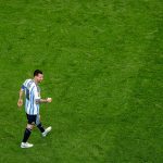 Lionel Messi of Argentina during the 2026 World Cup at AT&T Stadium on June 22, 2026, in Dallas, United States. (Photo by Stefan Koops/EYE4IMAGES/NurPhoto)