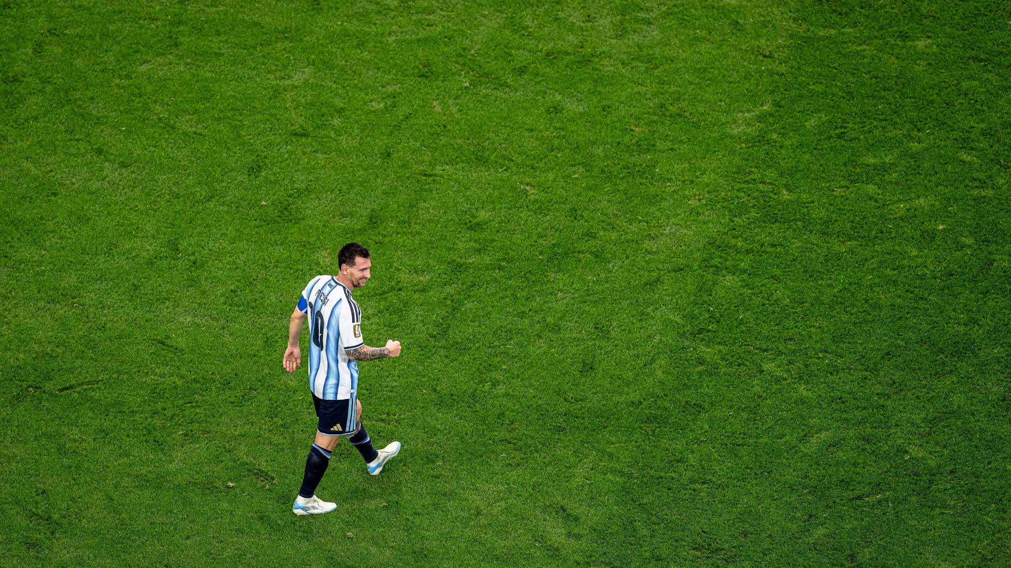 Lionel Messi of Argentina during the 2026 World Cup at AT&T Stadium on June 22, 2026, in Dallas, United States. (Photo by Stefan Koops/EYE4IMAGES/NurPhoto)