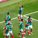 MEXICO CITY, MEXICO - JUNE 11: Raul Jimenez (9) of Mexico celebrates after scoring a goal during the World Cup First Stage Group A match between Mexico and South Africa at Estadio Azteca (Mexico Stadium) in Mexico City, Mexico on June 11, 2026. Jose Hernandez / Anadolu