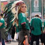 MEXICO CITY, MEXICO - JUNE 11: Mexican fans gather prior to opening match of the World Cup First Stage Group A match between Mexico and South Africa at Estadio Azteca (Mexico Stadium) in Mexico City, Mexico on June 11, 2026. Jose Hernandez / Anadolu