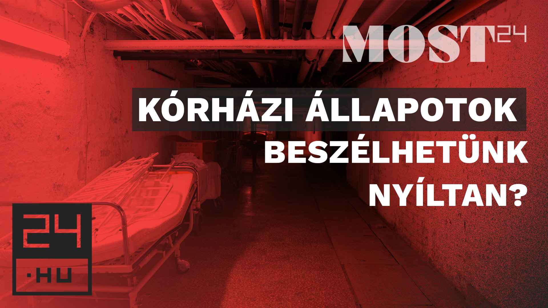 Rékassy Balázs egészségpolitikai szakértő és Nyárai Gerzson, a János Kórház pszichiátriáján készült riportunk a Most24-ben