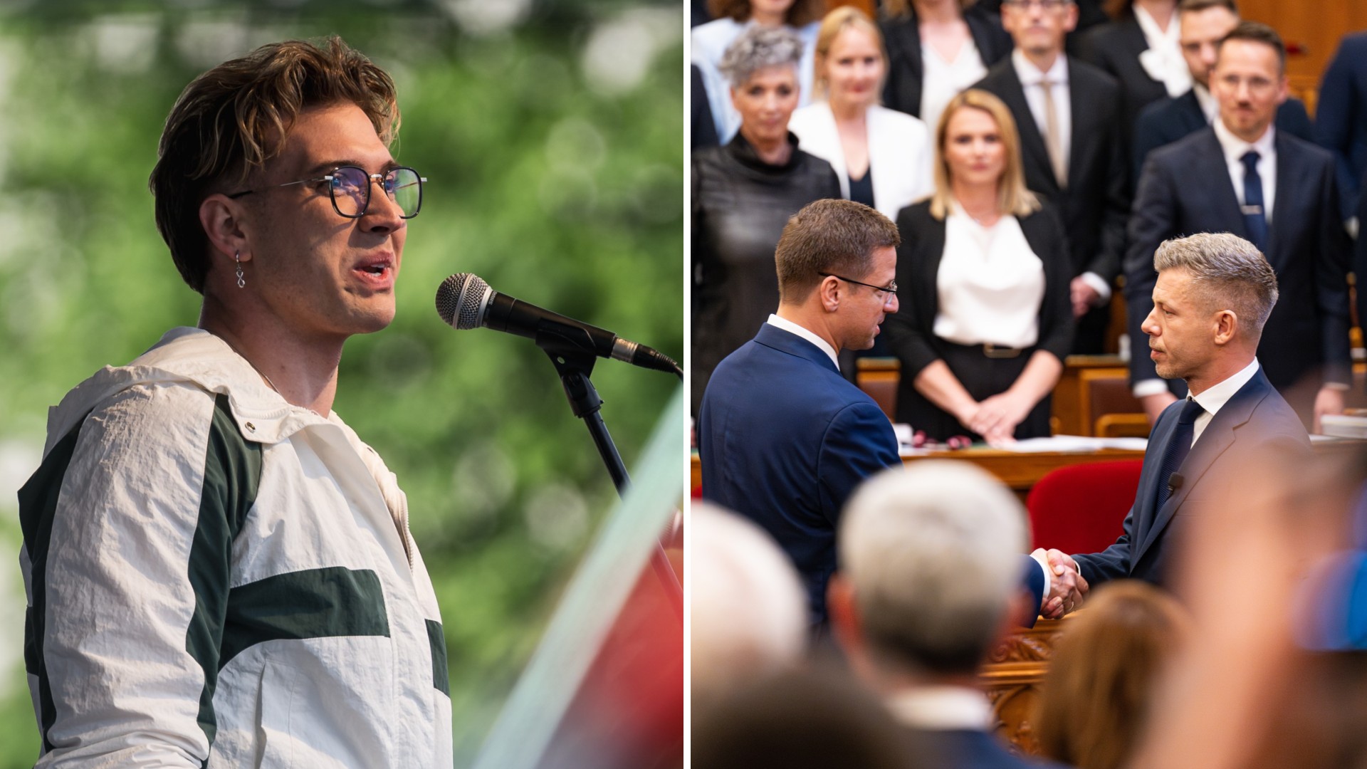 Osváth Zsolt, Gulyás Gergely és Magyar Péter