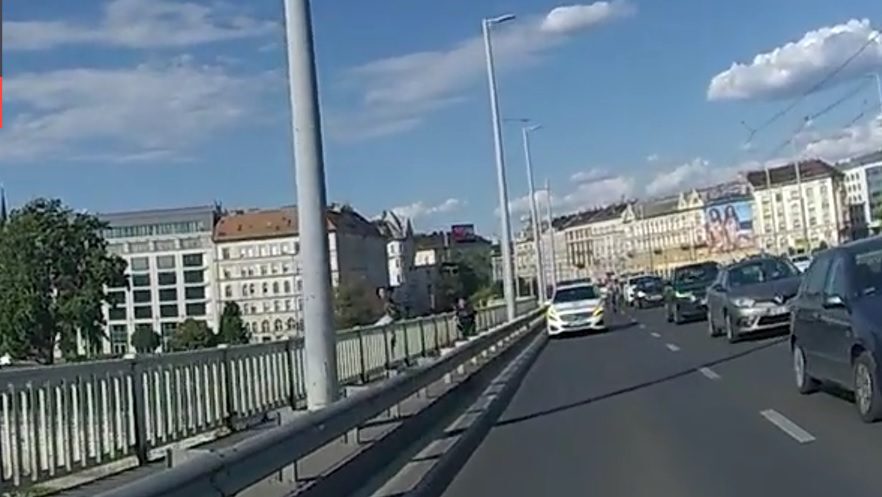 Fiatal fiú ugrott a Petőfi hídról – videó