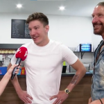 Pintér Tibor a fiával, Pintér Mátéval.