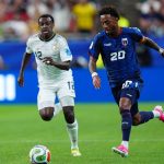 HOUSTON, USA - JUNE 26: Ryan Mendes (20) of Cape Verde in action againstSaud Abdulhamid (12) of Saudi Arabia during the FIFA World Cup 2026 Group H match between Cape Verde and Saudi Arabia at Houston Stadium on June 26, 2026 in Houston, Texas. Hakan Akgun / Anadolu