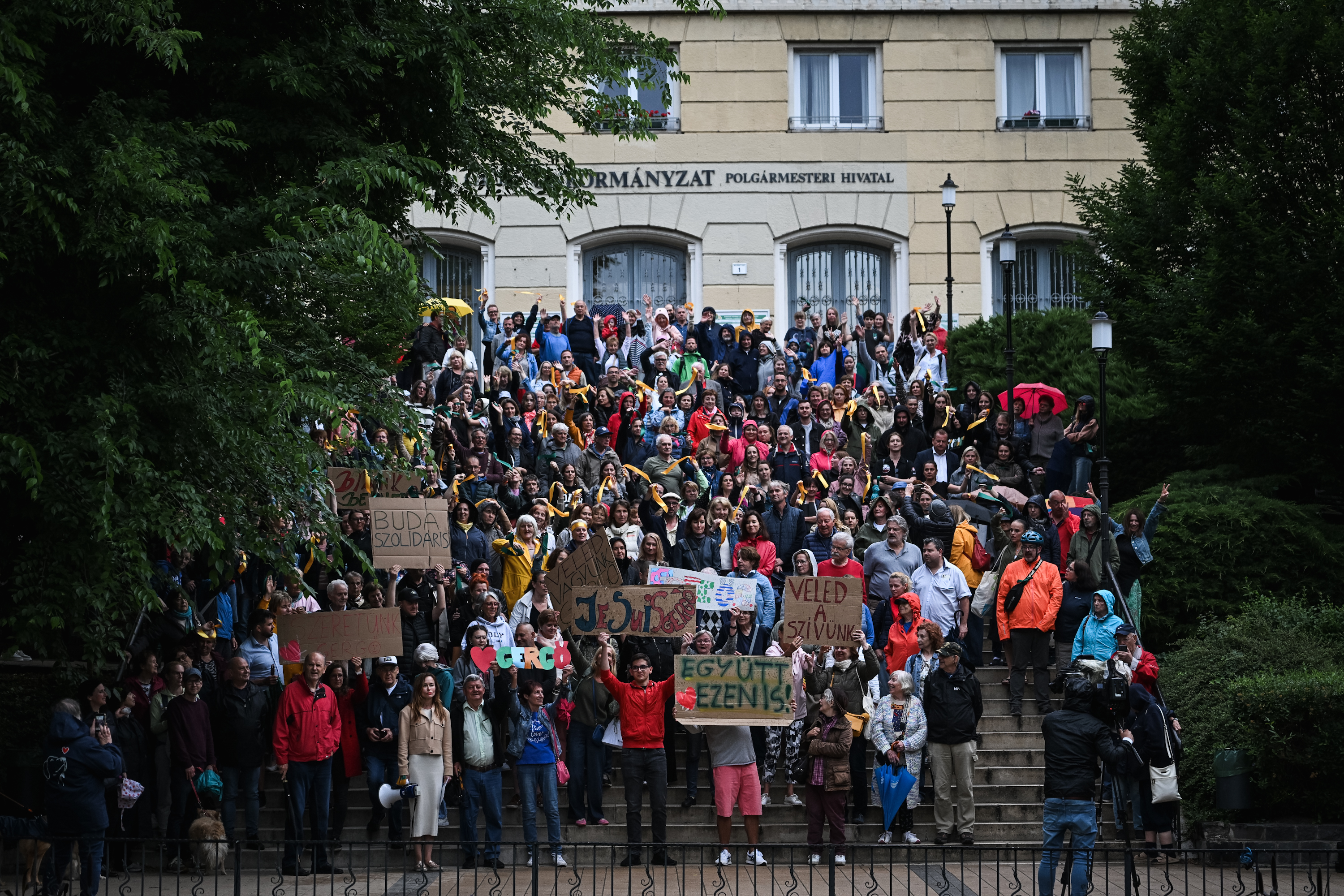Őrsi Gergely, szimpátiatüntetés