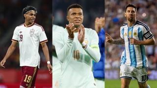 Lamine Yamal, Kylian Mbappé és Lionel Messi.