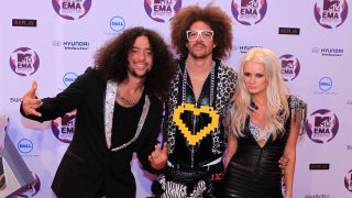 Az LMFAO együttes LAuren Bennett énekesnővel.
