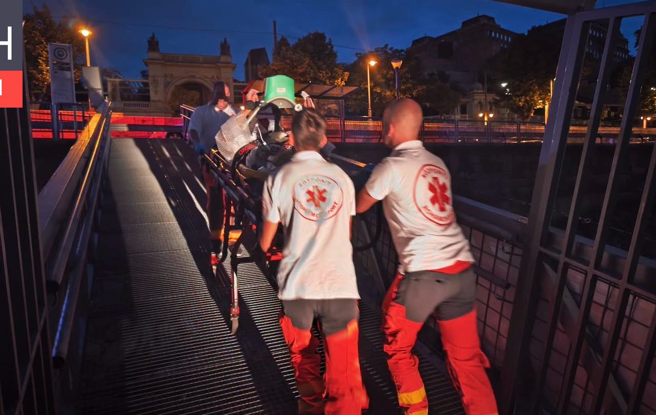 A Dunába esett és elmerült egy nő vasárnap hajnalban a budai rakparton