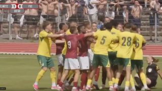 kakaskodás agyrázkódás játékvezető metz fortuna sittard