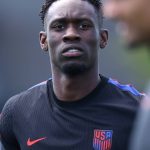 SEATTLE, WASHINGTON - JULY 05: Folarin Balogun #20 of the United States attends a training session ahead of the FIFA World Cup 2026 Round of 16 match at University of Washington on July 05, 2026 in Seattle, Washington. Jamie Squire/Getty Images/AFP