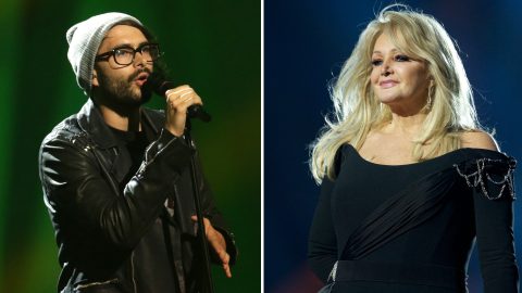 ByeAlex és Bonnie Tyler a 2013-mas Eurovíziós Dalfesztiválon.