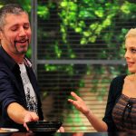 Sági Szilárd és Tatár Csilla a TV2 Mokka című műsorában 2011. december 2-án.