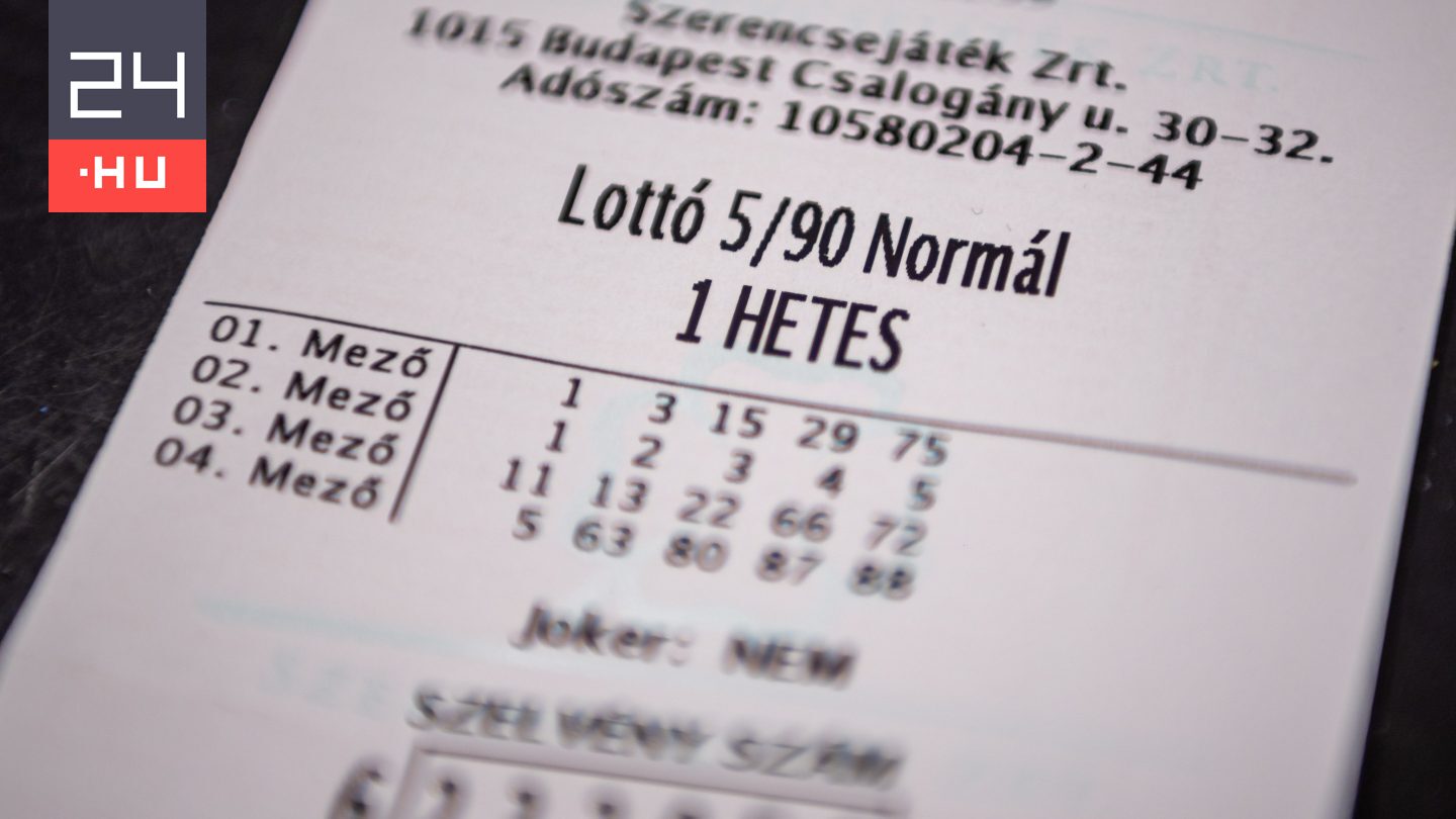Kihúzták az ötöslottó nyerőszámait.