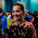 Rita Ora a Magyarországon megrendezett MTV EMA show vörösszőnyegén 2021. november 15-én.