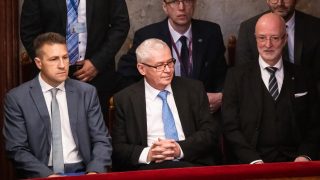 Pol Péter az Országgyűlés alakuló ülésén 2026. május 9-én a Parlamentben.