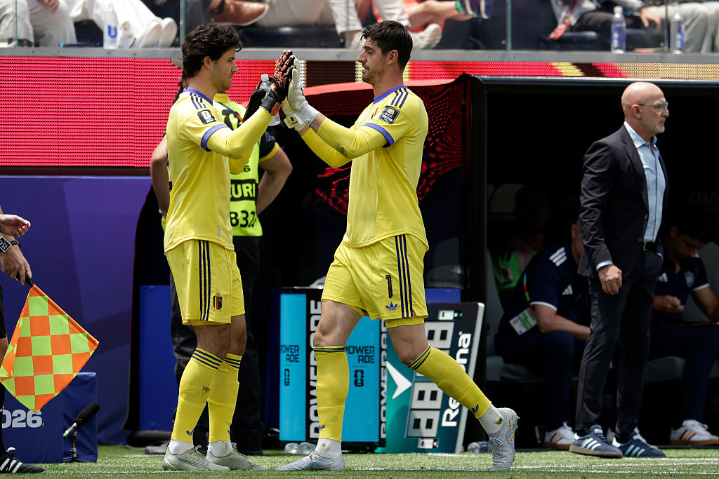 Thibaut Courtois megsérült a spanyolok elleni vb-meccsen.