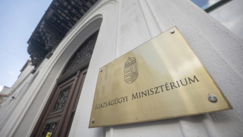 Az Igazságügyi Minisztérium épülete az V. kerületi Nádor utcában 2026. június 15-én.