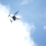A police drone above Dallas Stadium in Arlington, Texas, ahead of England's opening game against Croatia at the 2026 World Cup. Picture date: Wednesday June 17, 2026. (Photo by James Manning/PA Images via Getty Images)