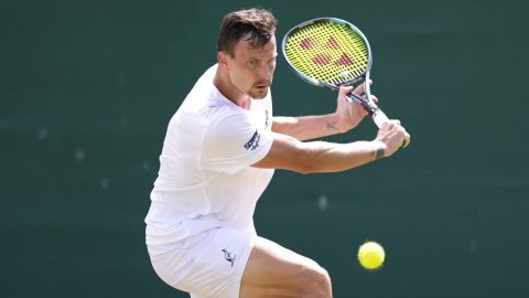 Fucsovics Márton Wimbledonban.
