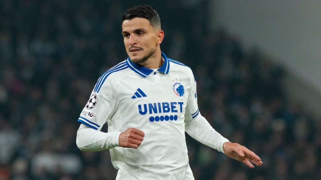 Mohamed Elyounoussi a Napoli ellen BL-mecsen.