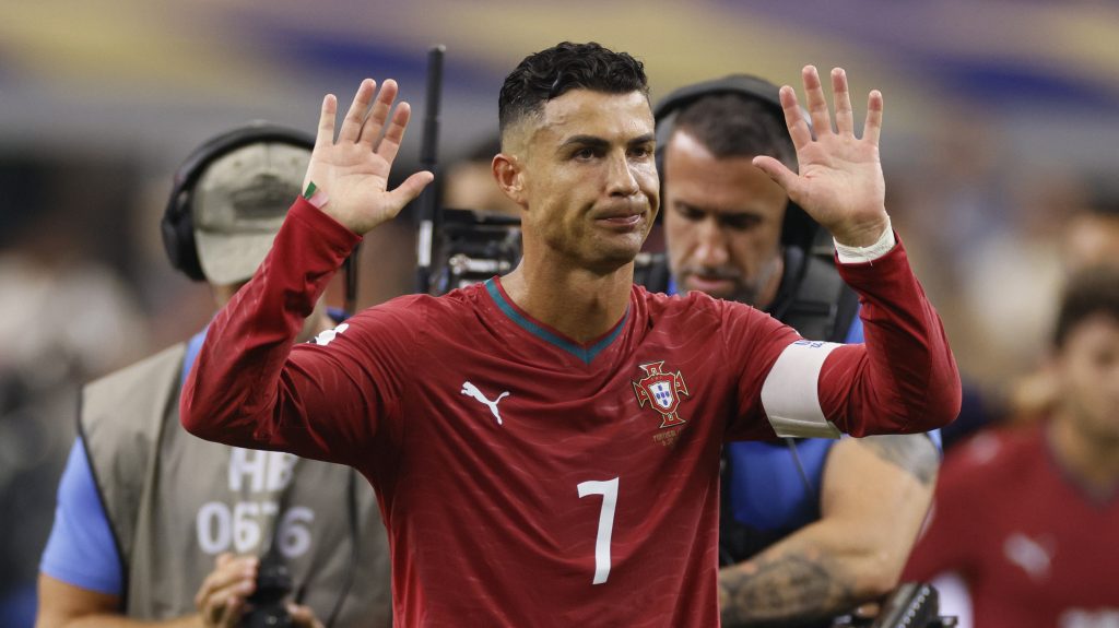 Cristiano Ronaldo a kiesés után.