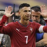 Cristiano Ronaldo a kiesés után.