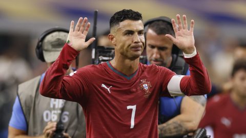 Cristiano Ronaldo a kiesés után.
