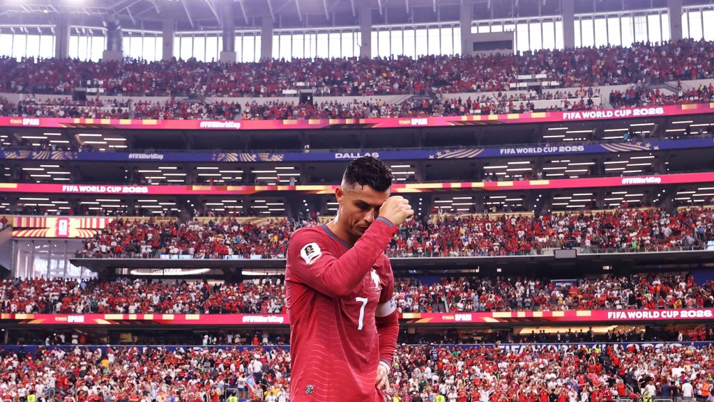 Cristiano Ronaldo a kiesés után.